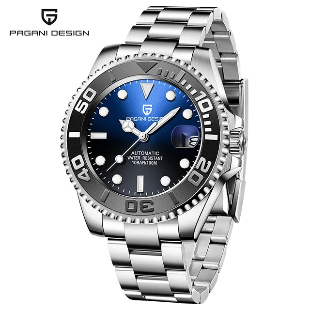 Top Brand Sports Men Mechanical Wristwatch Sapphire Luxury Automatic Watch Men'S Stainless Steel Waterproof Clock