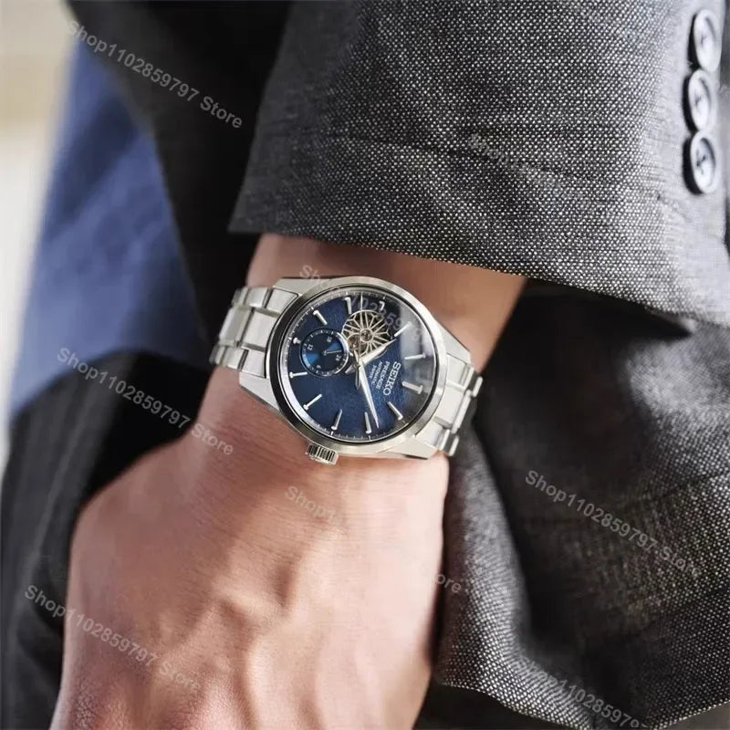 Pure Mechanical Fully Automatic Men'S Watch Hollowed Out Casual Sapphire Stainless Steel Fashionable Luxury SARJ003 Watchs