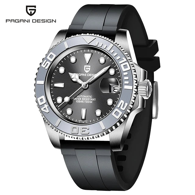 Top Brand Sports Men Mechanical Wristwatch Sapphire Luxury Automatic Watch Men'S Stainless Steel Waterproof Clock