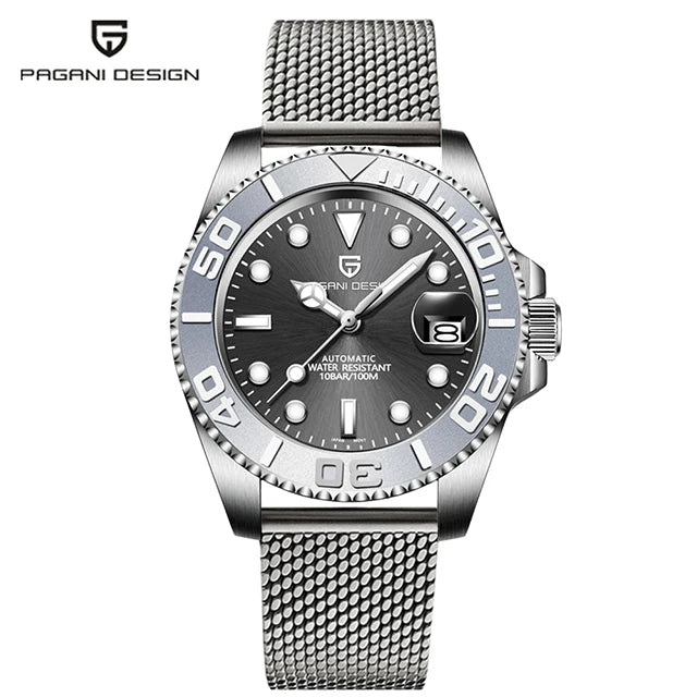 Top Brand Sports Men Mechanical Wristwatch Sapphire Luxury Automatic Watch Men'S Stainless Steel Waterproof Clock