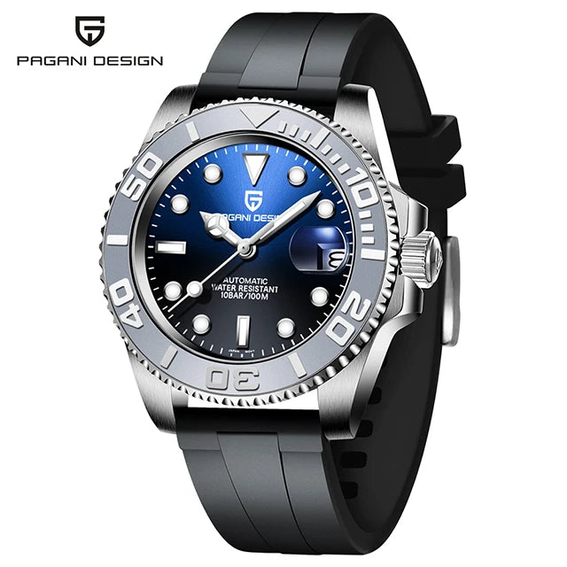 Top Brand Sports Men Mechanical Wristwatch Sapphire Luxury Automatic Watch Men'S Stainless Steel Waterproof Clock