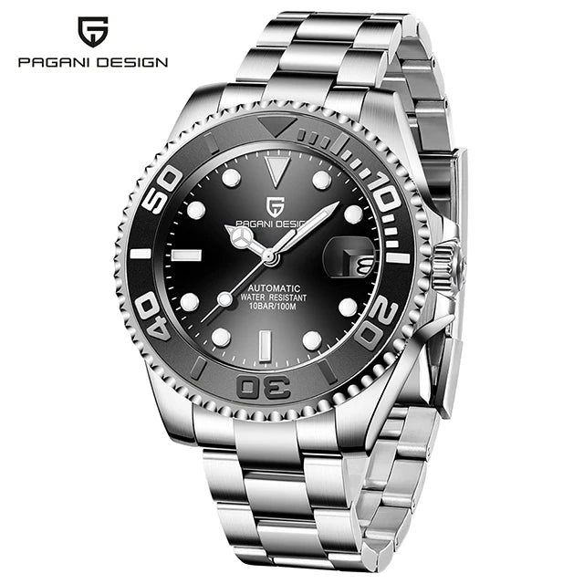 Top Brand Sports Men Mechanical Wristwatch Sapphire Luxury Automatic Watch Men'S Stainless Steel Waterproof Clock