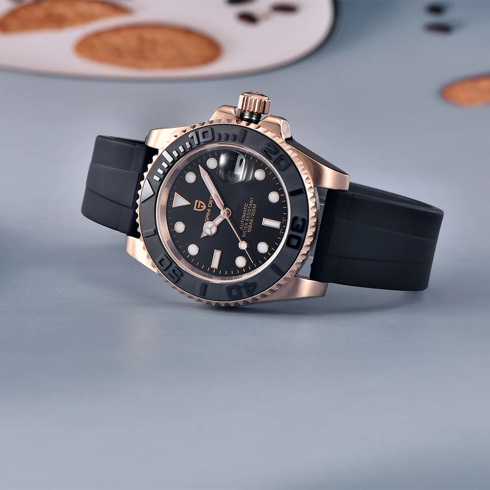 Top Brand Sports Men Mechanical Wristwatch Sapphire Luxury Automatic Watch Men'S Stainless Steel Waterproof Clock