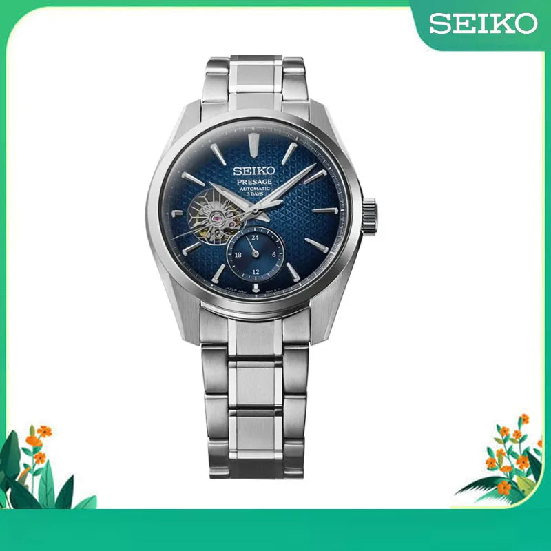 Pure Mechanical Fully Automatic Men'S Watch Hollowed Out Casual Sapphire Stainless Steel Fashionable Luxury SARJ003 Watchs