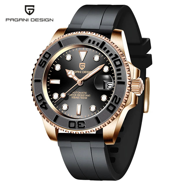 Top Brand Sports Men Mechanical Wristwatch Sapphire Luxury Automatic Watch Men'S Stainless Steel Waterproof Clock